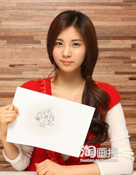 韩国女团圆脸型的新娘发型<em>少女时代</em>可爱发型L