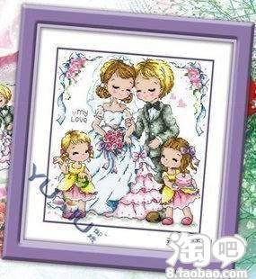 【求购】十字绣成品,<em>送小姐妹结婚</em>用, 推荐2-3