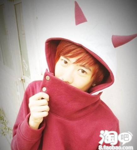 求购男款卫衣 带领子 连帽 酒红色的–淘宝服装