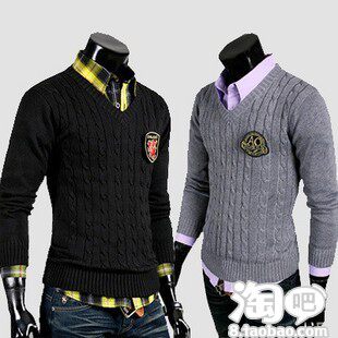 求购商务<em>西装</em>内所<em>穿</em>的衬衫领<em>毛衣</em>和V领<em>毛衣</em>2