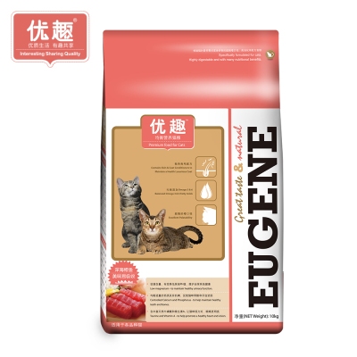 猫食品 幼猫粮成猫粮 优趣深海鳕鱼挑嘴配方 猫