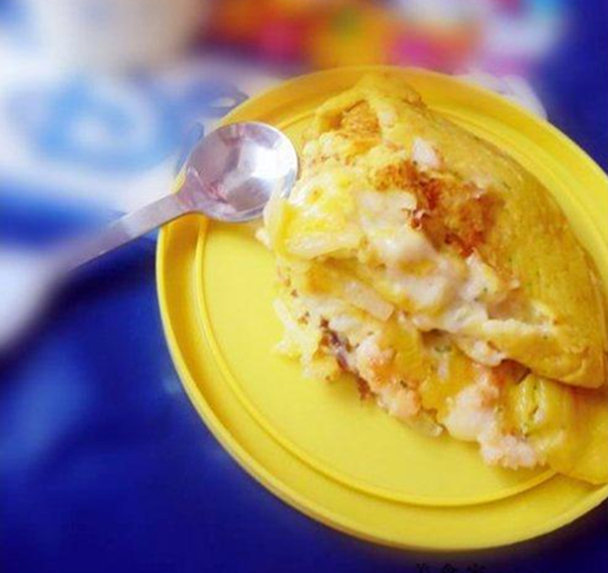 【豆豆 宝宝食谱】给宝宝做的早餐鸡蛋饼