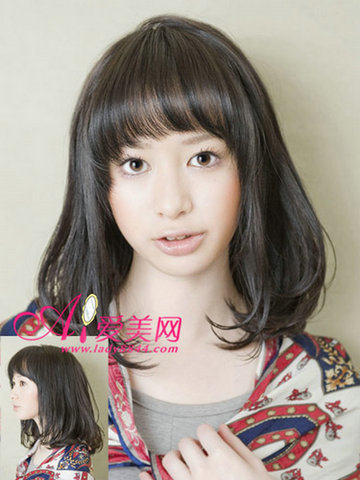 扎起活泼2011日韩<em>发型</em>流行趋势披发<em>凉爽</em>中发